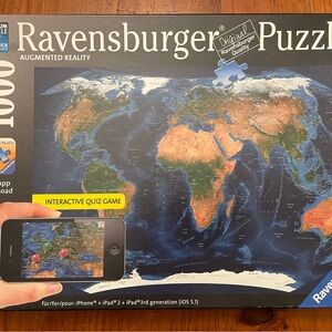 Ravensburger Augmented Reality Puzzle — Satellite World Map